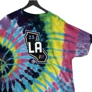 NASCAR '23 LA  Busch Light Clash At The Coliseum Tie Dye T Shirt Unisex Size 3XL